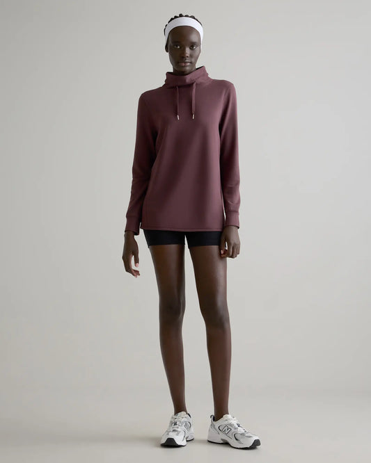 SuperSoft Fleece Mock Neck Pullover - US 9323