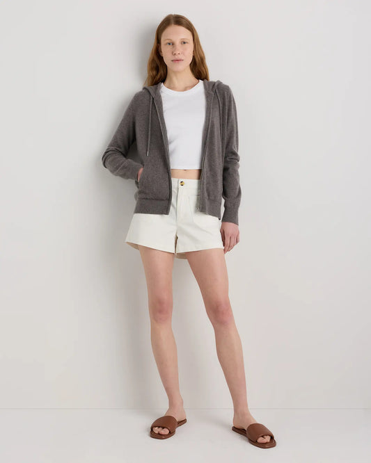 Mongolian Cashmere Full-Zip Hoodie - US 2262