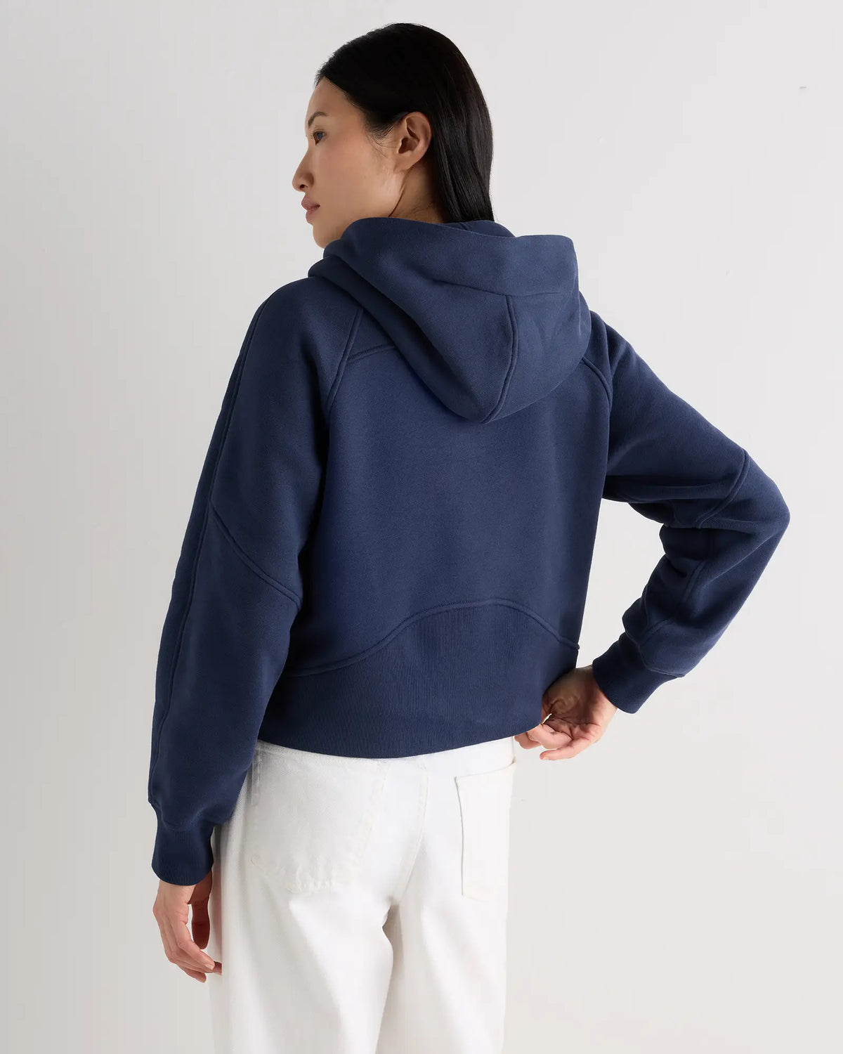 Everyday Fleece Cropped Half Zip Hoodie - US 5086