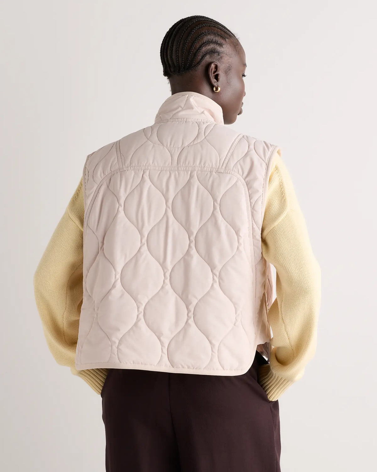 Featherless Quilted Puffer Vest - US 8271