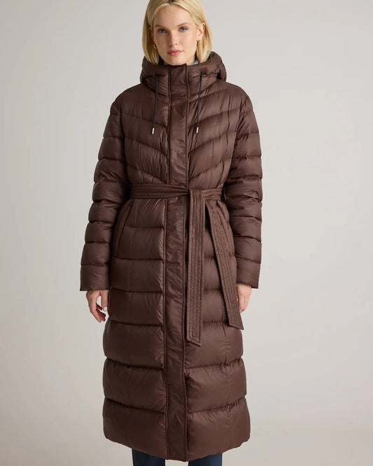 Responsible Down Belted Puffer Maxi Coat - US 7018
