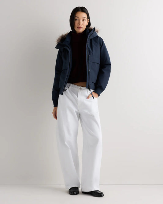 Responsible Down Hooded Short Parka - US 1063