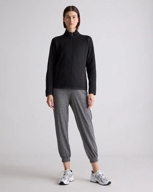 Sweater-Knit Fleece Full-Zip Jacket - US 9959