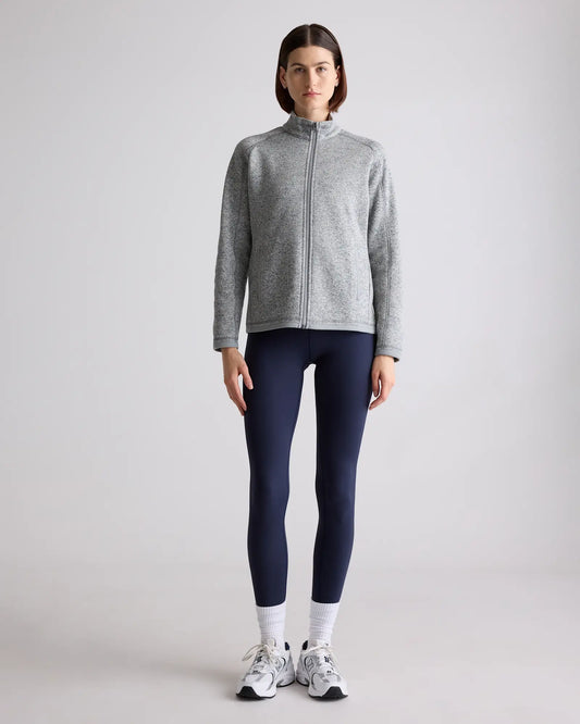 Sweater-Knit Fleece Full-Zip Jacket - US 6150