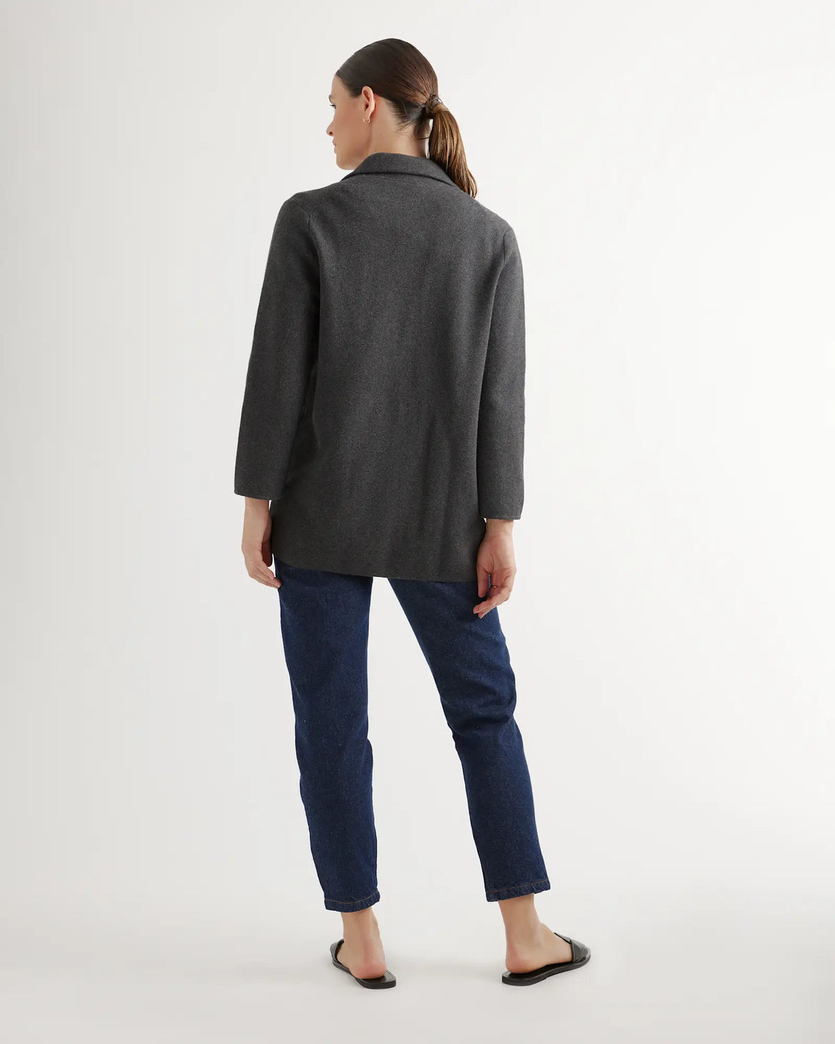 100% Organic Cotton Knit Blazer - US 8434