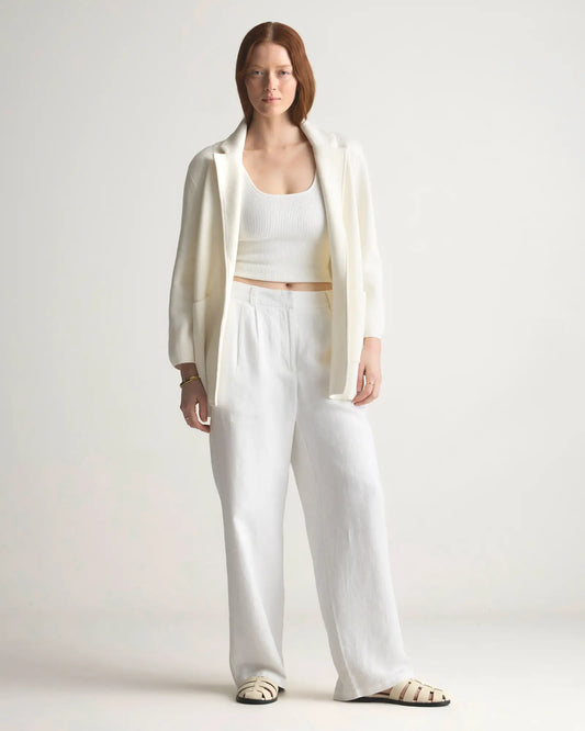 100% Organic Cotton Knit Blazer - US 2627