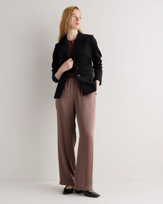 Stretch Velvet Structured Blazer - US 0367