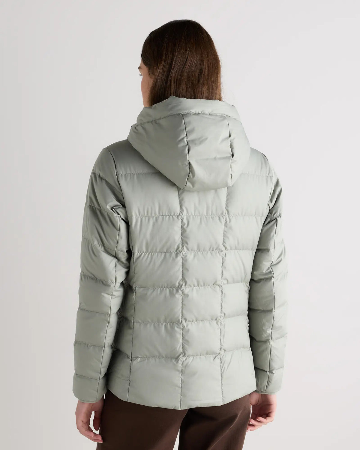 Lightweight Down Packable Puffer Hooded Jacket - US 8333
