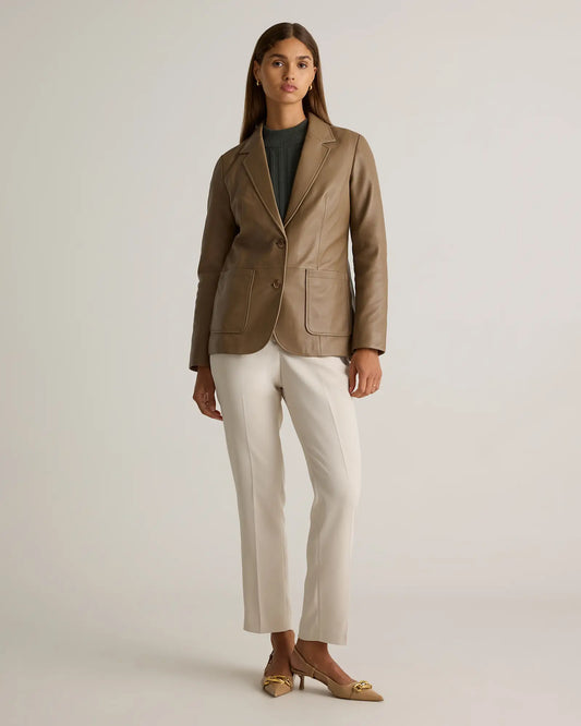 100% Leather Blazer - US 2076