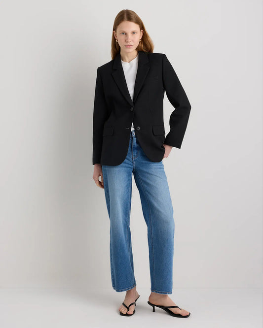 Italian Wool Oversized Blazer - US 3006
