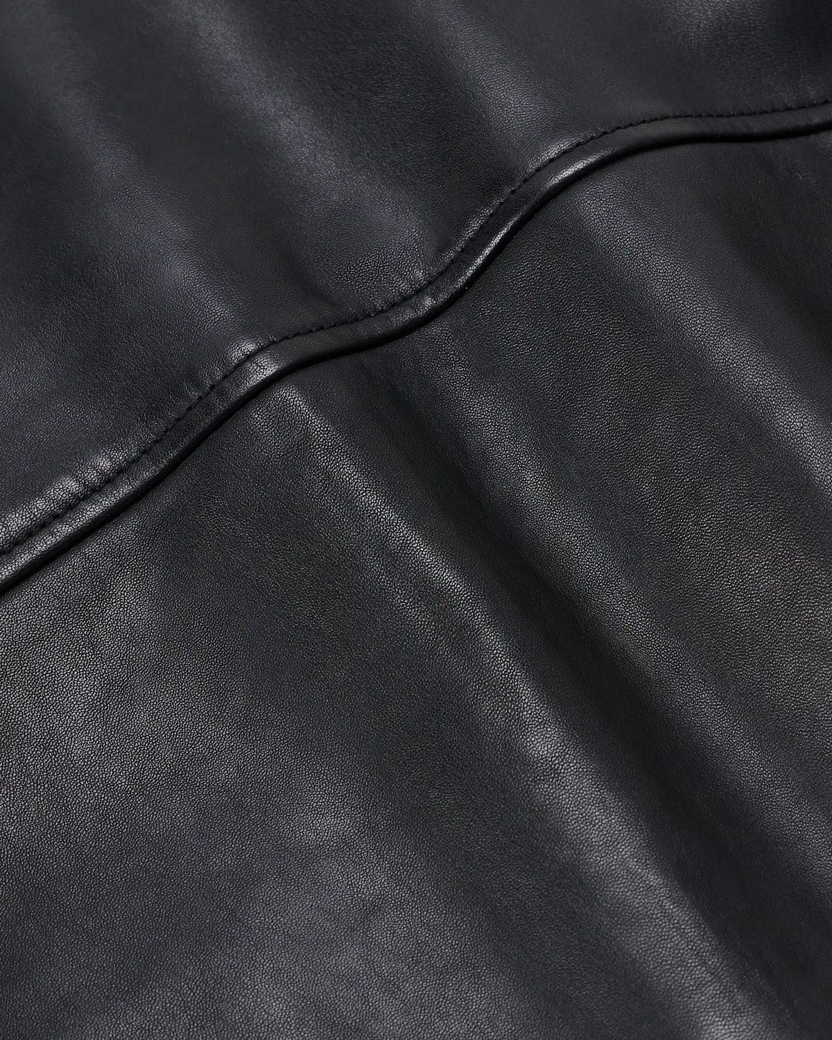 100% Leather Cropped Jacket - US 4351
