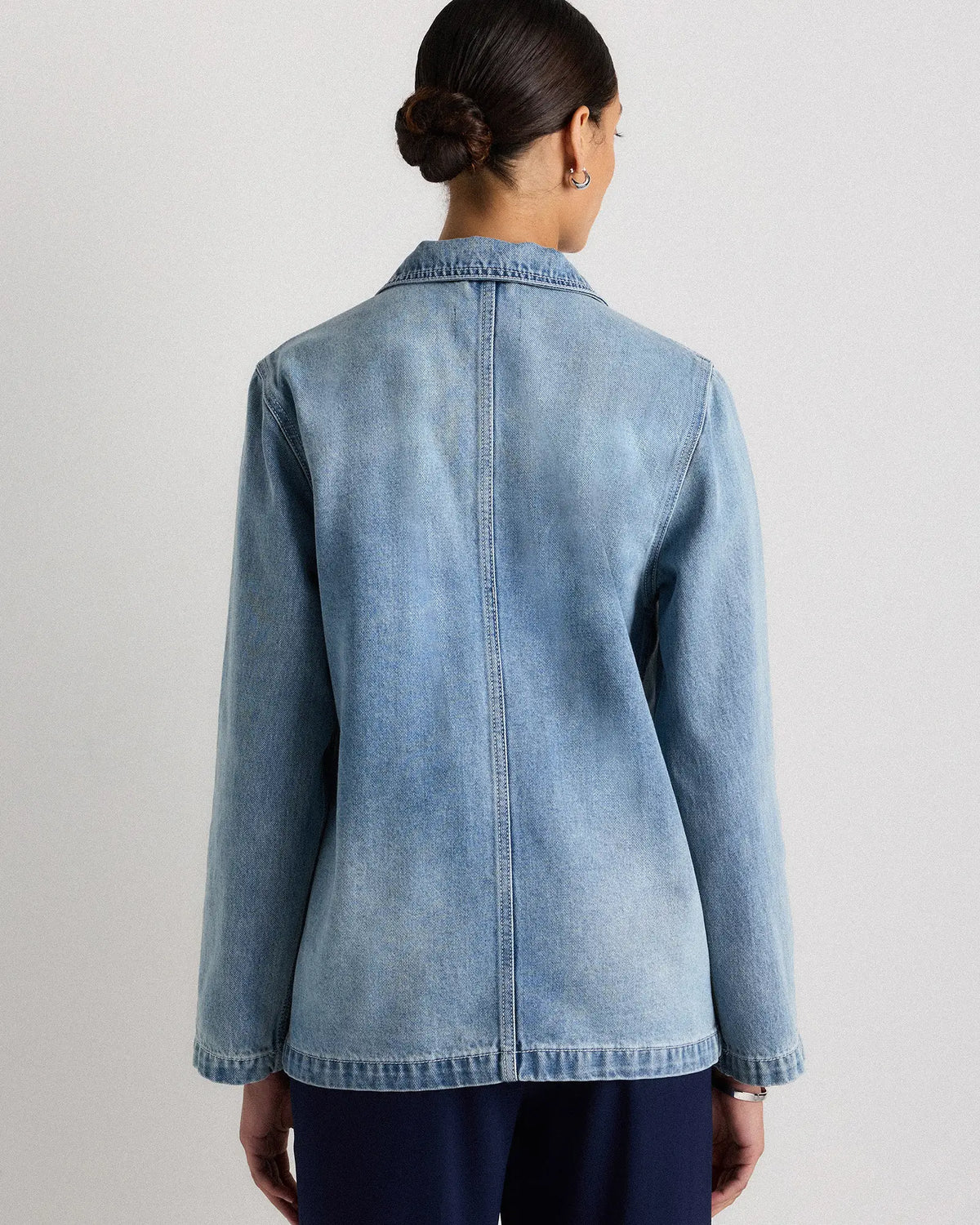 100% Organic Cotton Denim Chore Jacket - US 6389