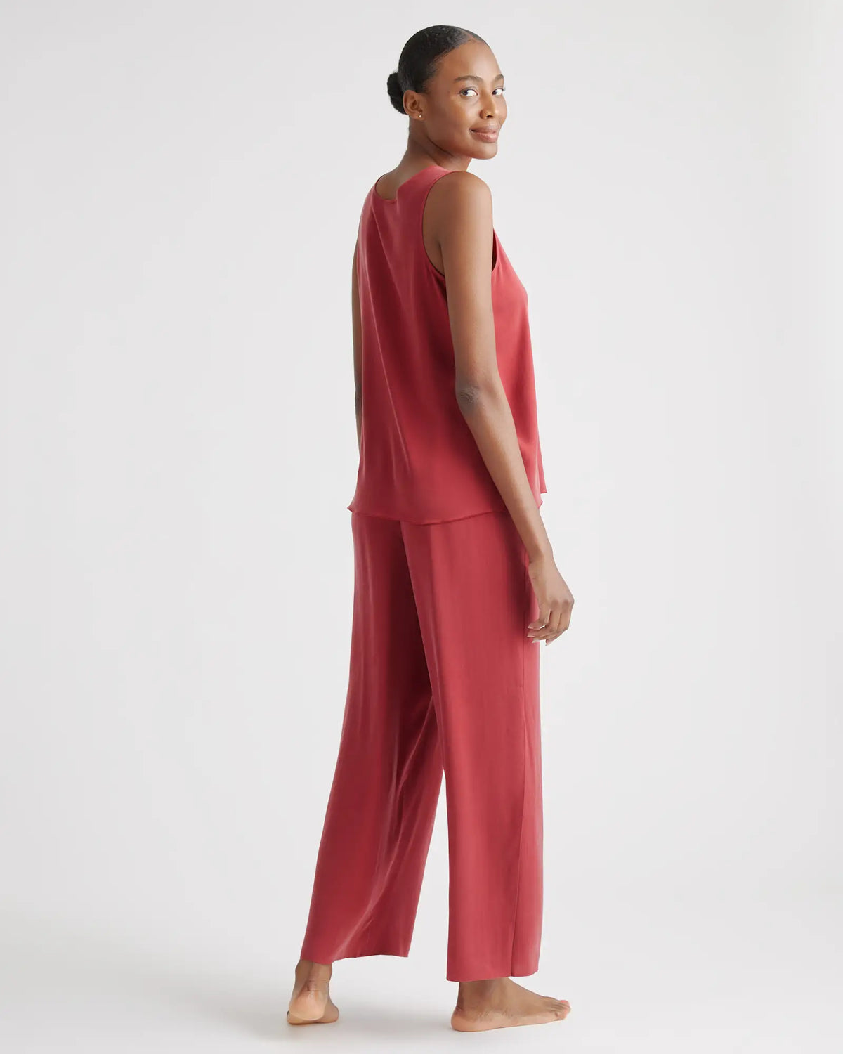 100% Washable Silk Pajama Tank - US 1723