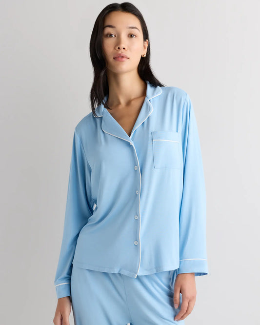 Bamboo Jersey Long Sleeve Pajama Set - US 0577
