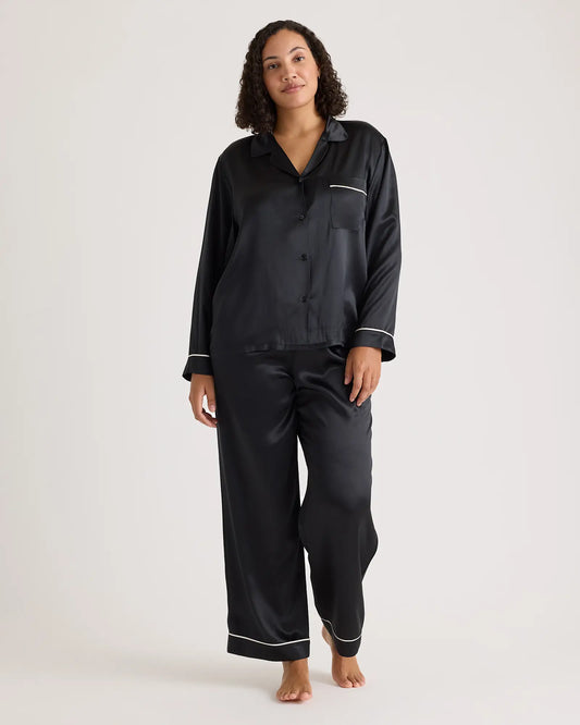 100% Washable Silk Satin Pajama Pant - US 6610