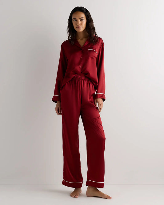 100% Washable Silk Satin Pajama Pant - US 8415