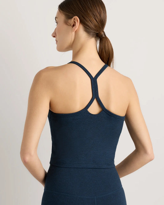Ultra-Soft Y-Back Cropped Bra Tank - US 7498