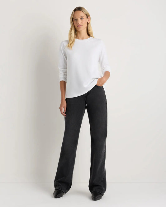100% Organic Cotton Long Sleeve Swing Tee - US 1174