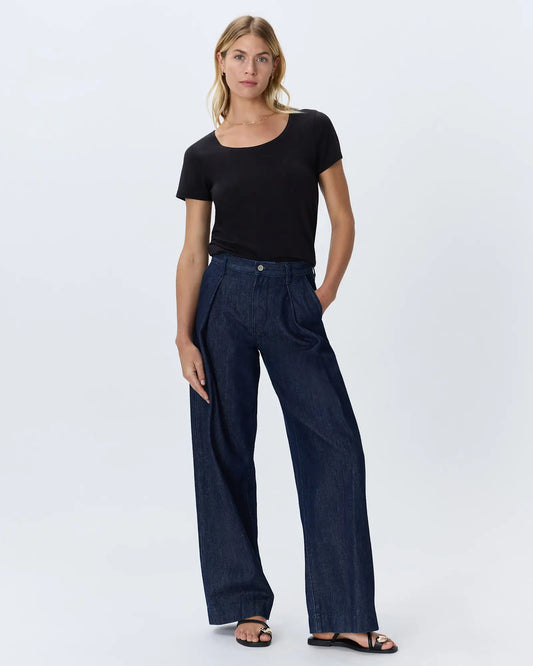 Cotton Modal Scoop Neck Tee - US 0369