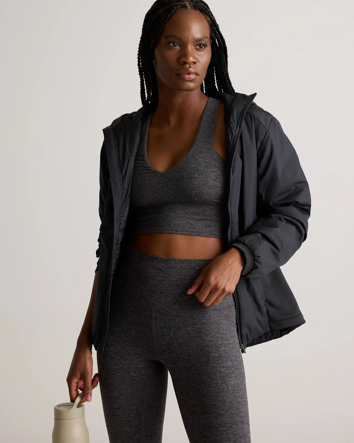 Ultra-Soft V-Neck Cropped Tank - US 2785