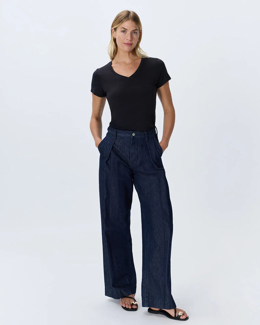 Cotton Modal V-Neck Tee - US 3798