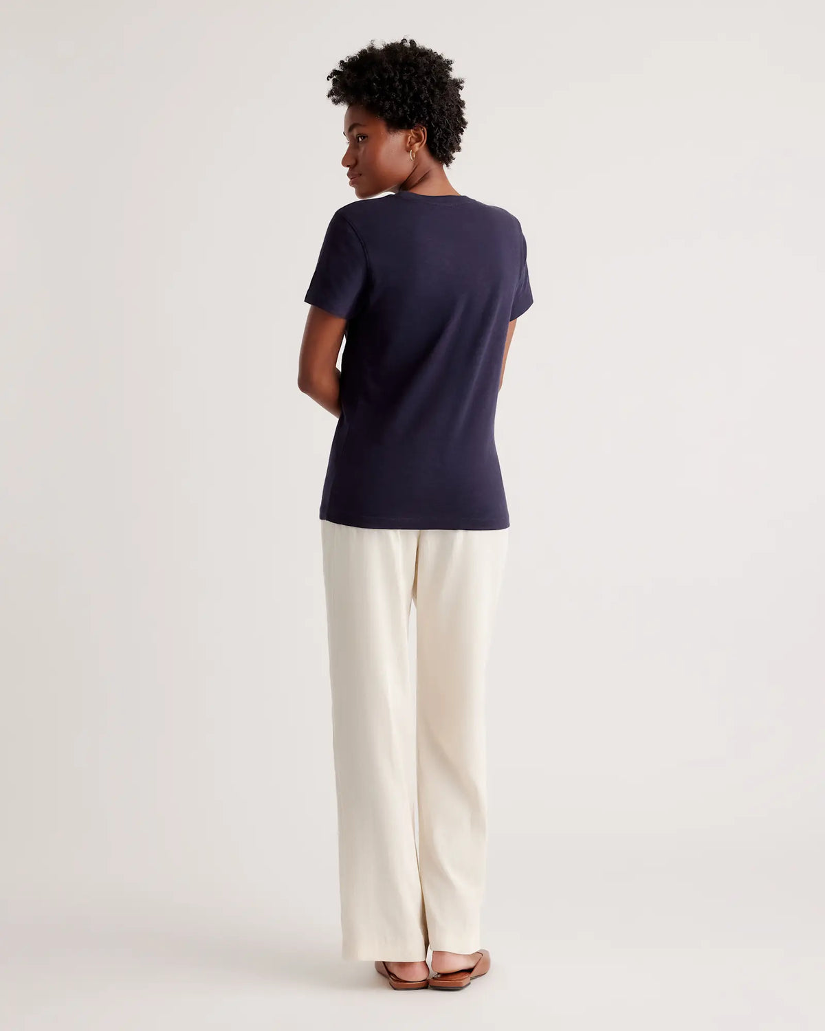 100% Organic Cotton Slub Crewneck Tee - US 9883