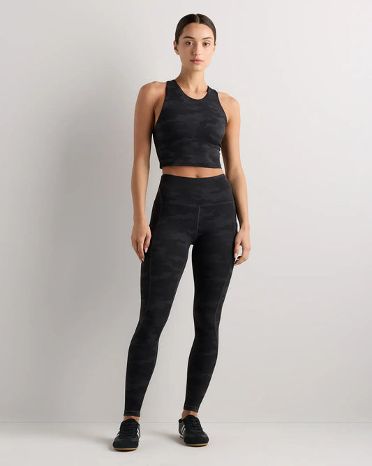 Ultra-Form High-Neck Cropped Tank - US 7098