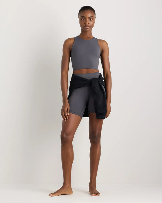 Ultra-Form High-Neck Cropped Tank - US 1317