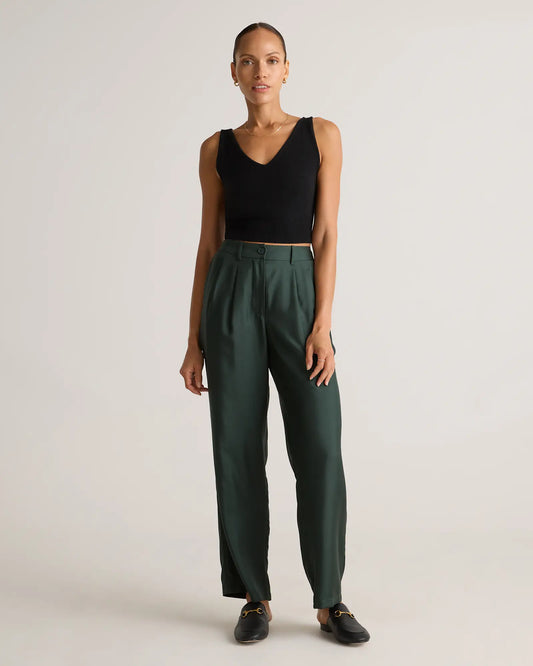 100% Silk Twill Trouser - US 8905