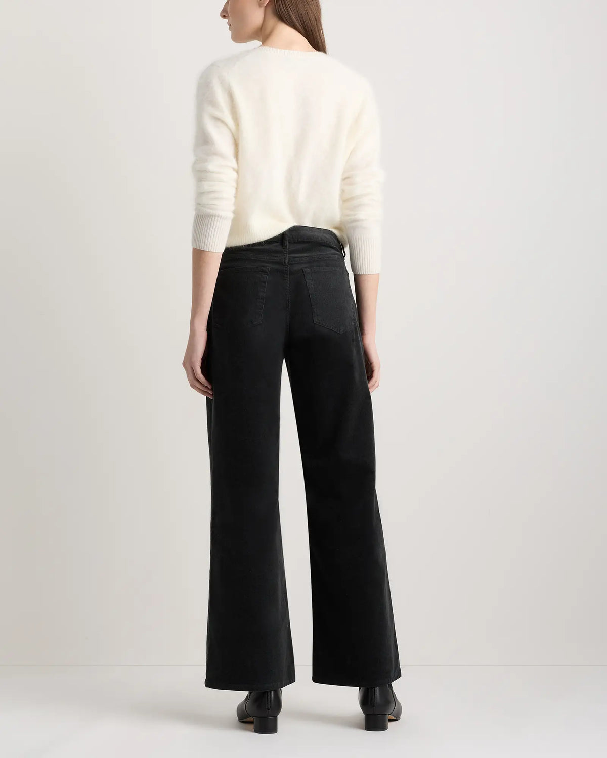 Organic Stretch Corduroy Wide Leg Pants - US 6643