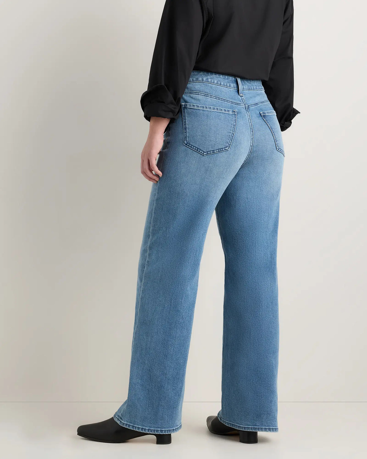 Curvy Bella Stretch Wide Leg Jeans - US 4073