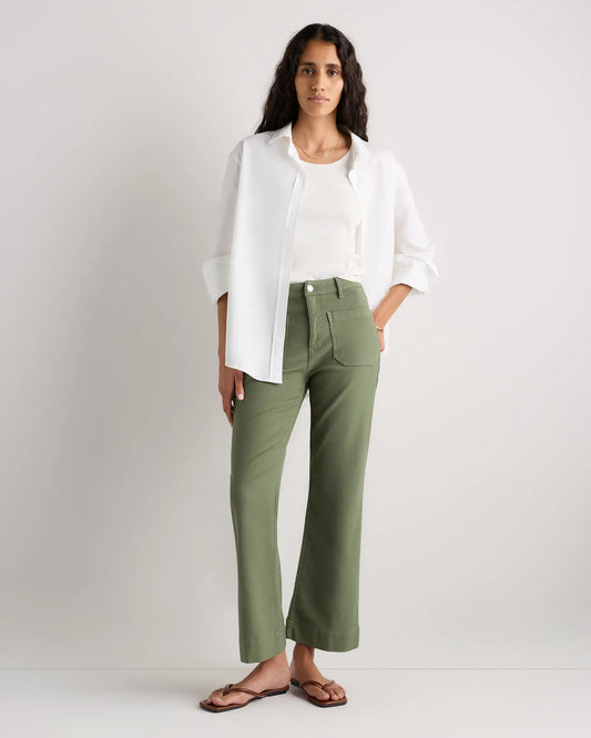 French Terry Wide Leg Pants - US 8251