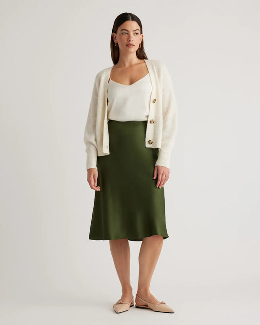 100% Washable Silk Skirt - US 1166
