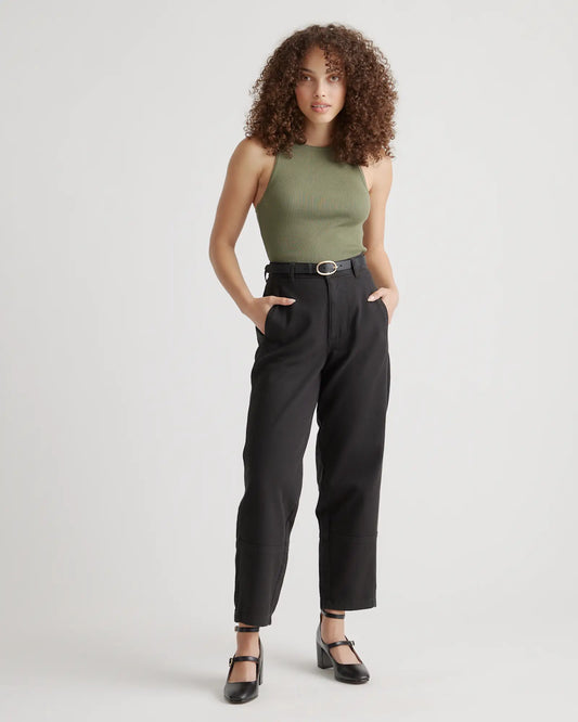 Organic Stretch Cotton Twill Barrel Pants - US 4462
