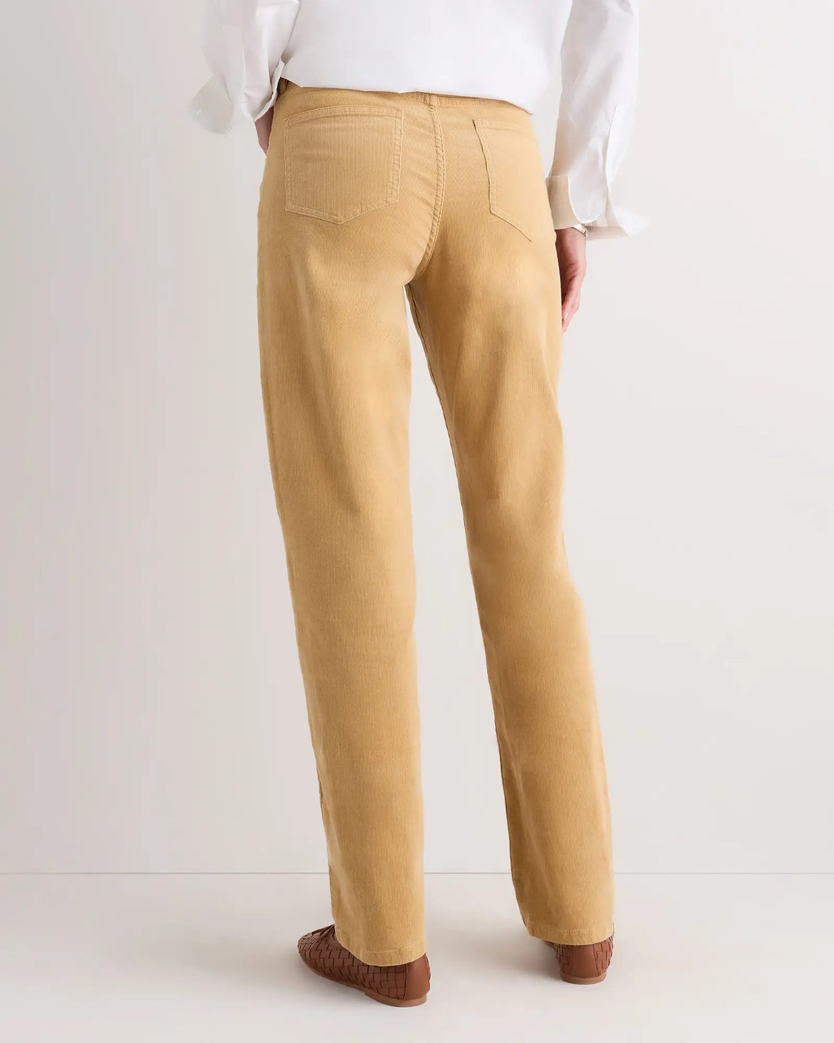 Organic Stretch Corduroy Straight Leg Pants - US 4501