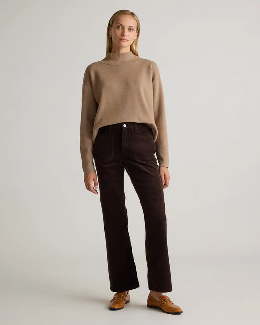 Organic Stretch Corduroy Flare Pants - US 1035