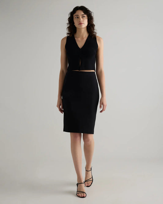 Ultra-Stretch Ponte Pencil Skirt - US 8577