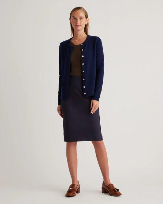 Ultra-Stretch Ponte Pencil Skirt - US 9004