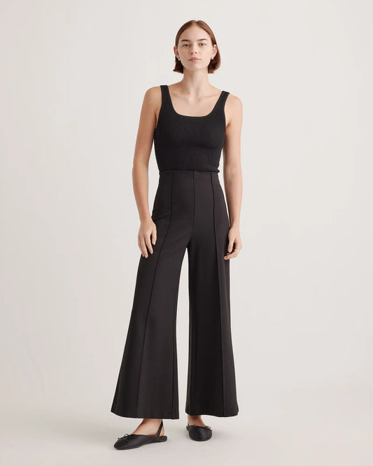 Ultra-Stretch Ponte Super Wide Leg Ankle Pants - US 1429