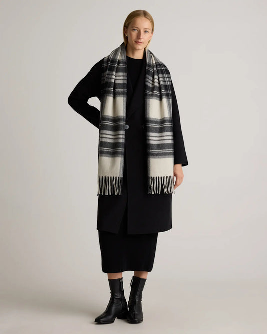 Mongolian Cashmere Tartan Scarf - US 9750