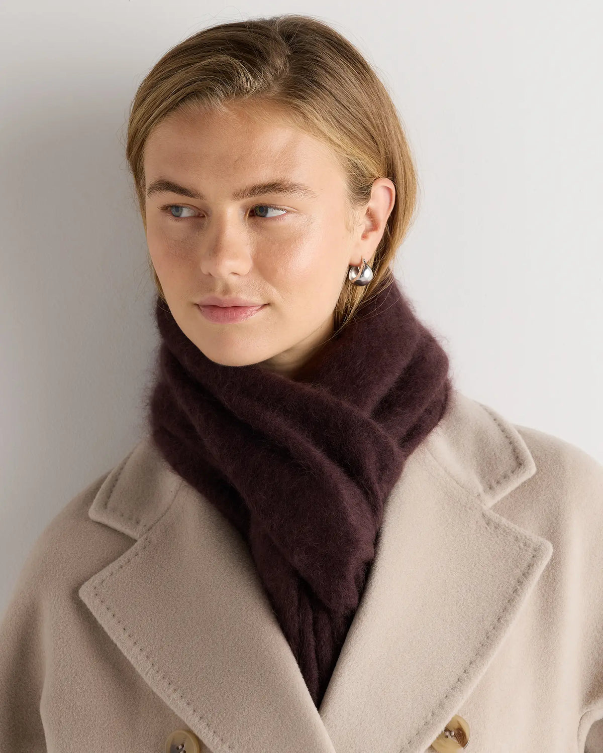 Brushed Cashmere Scarf - US 2043