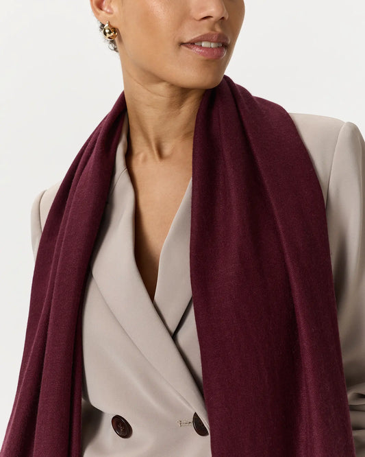 Featherweight Cashmere Silk Frayed Edge Scarf - US 0385