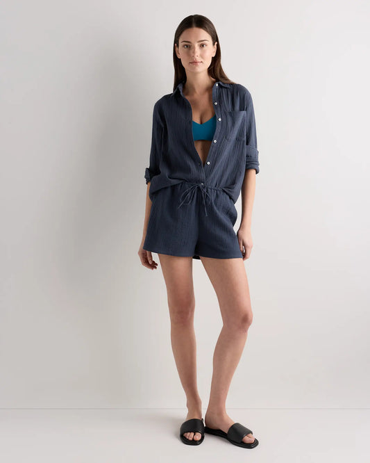 100% Organic Cotton Gauze Shorts - US 3967