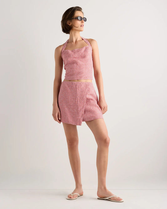100% European Linen Skort - US 3068