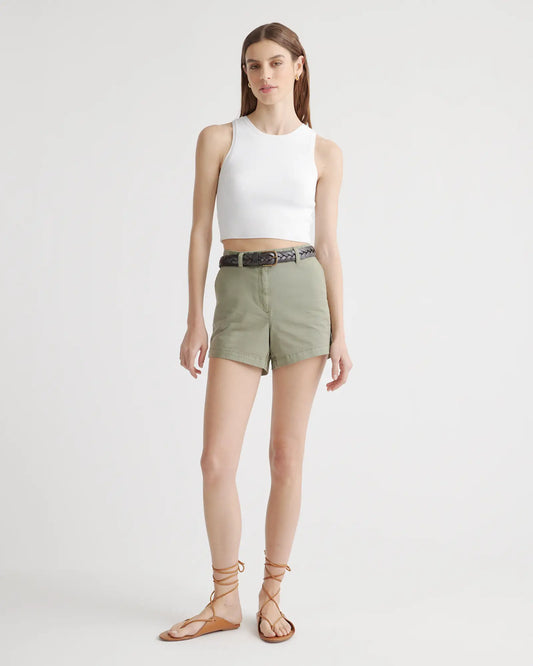 Organic Stretch Cotton Chino Shorts - US 5517