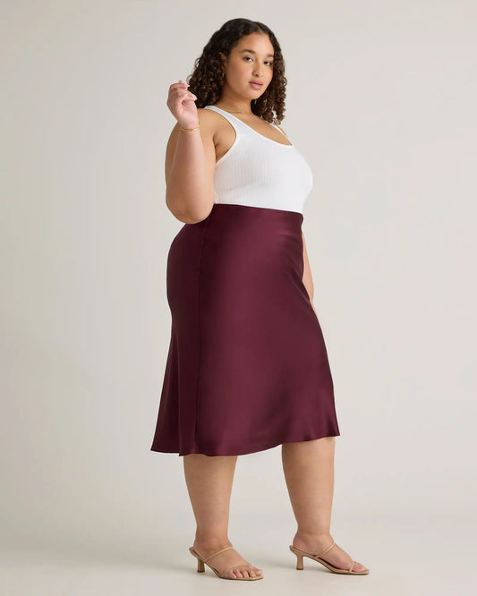 100% Washable Silk Skirt - US 5808