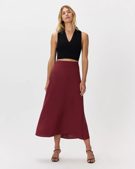 Lightweight Crepe Slip Skirt - US 9916
