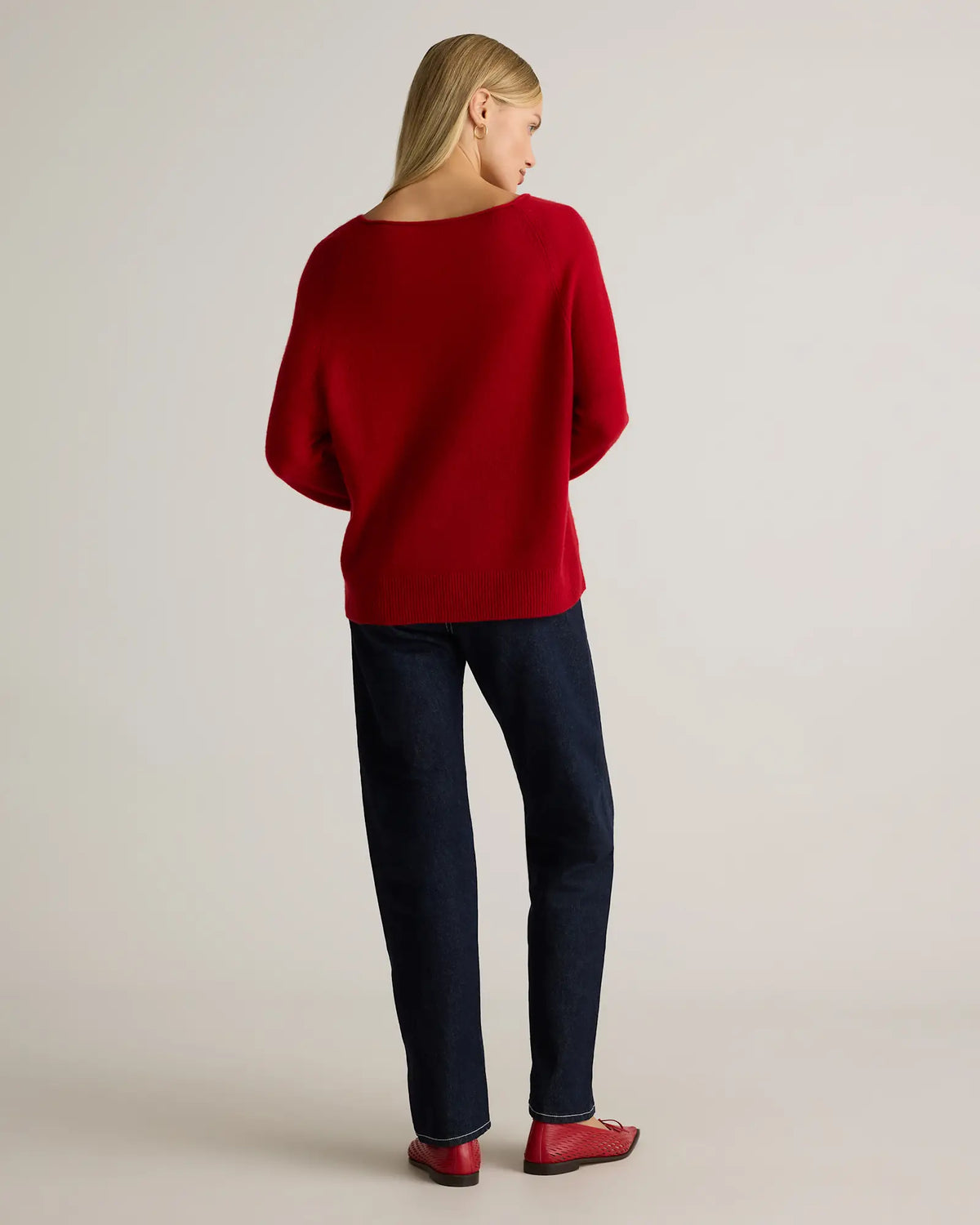 Mongolian Cashmere Boatneck Sweater - US 1341