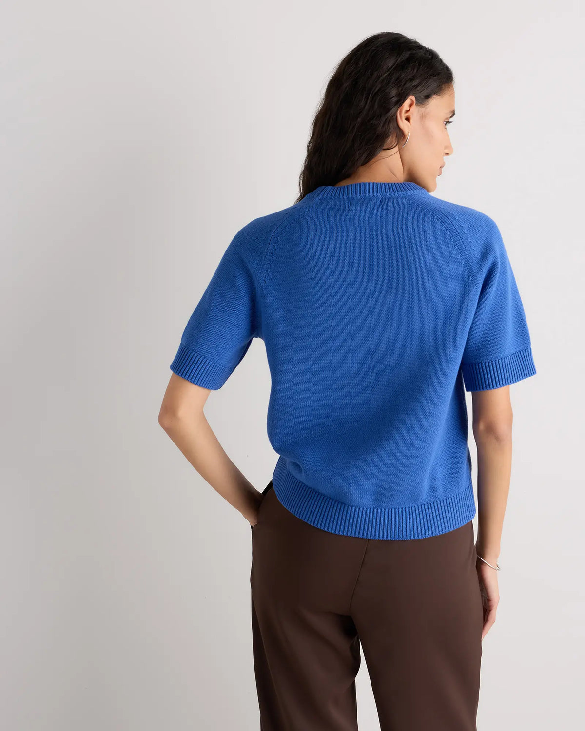100% Organic Cotton Sweater Tee - US 8124