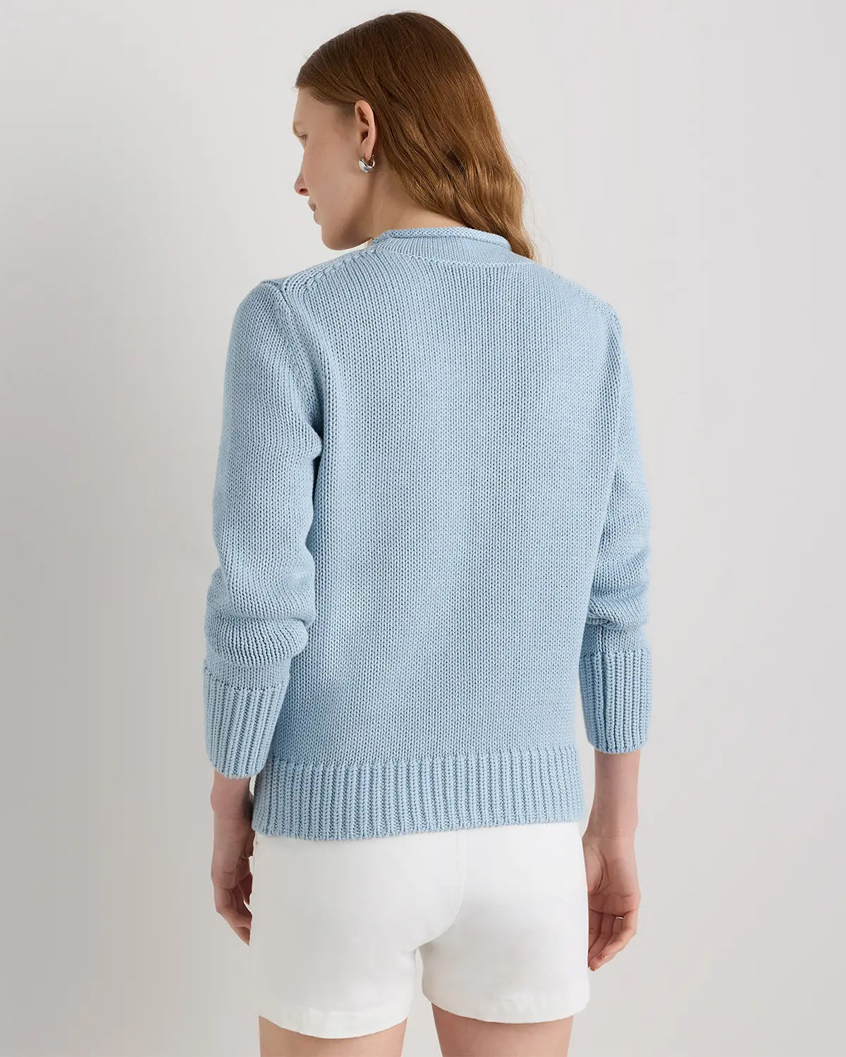 100% Organic Cotton Roll Neck Sweater - US 6790